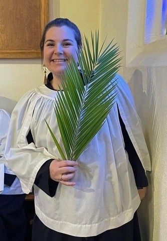 Choir Member with Palm